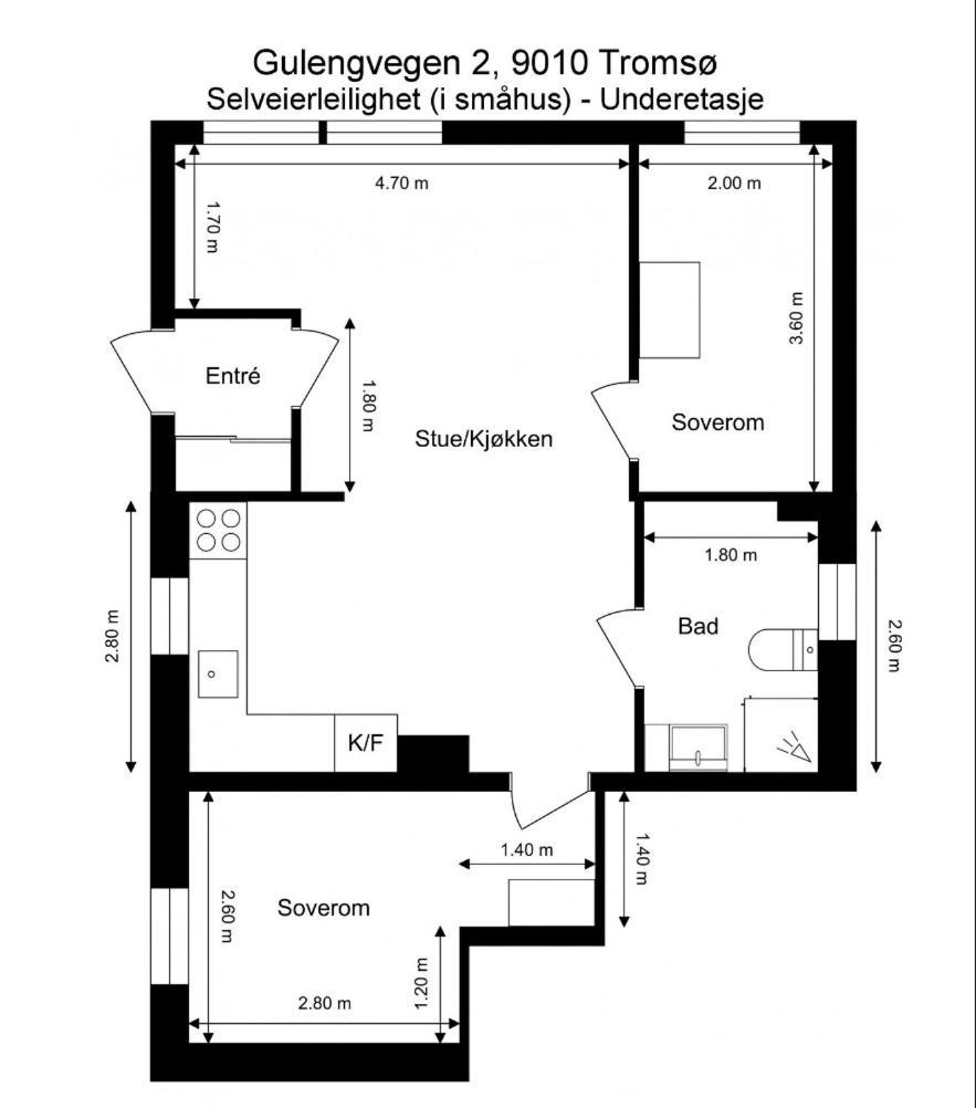 Entire 2-bedroom With Private Entrance Near Centre Appartamento